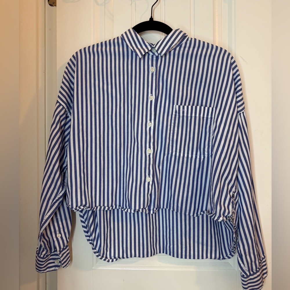 Alex Mill cropped Jo shirt